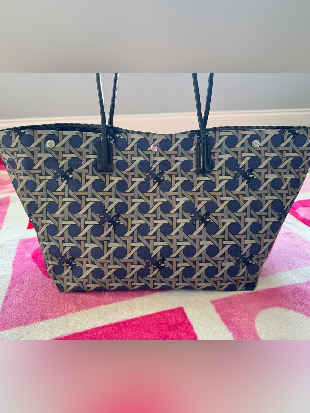 Tory Burch Navy Tote